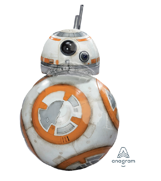 星球大战原力觉醒 bb8theforceawakens bb8大号造型飘空铝箔气球