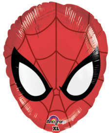 正版美国anagram高档庆典派对布置装饰飘空氦气球铝箔蜘蛛侠头