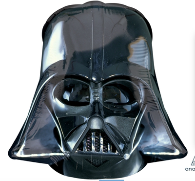 星球大战达斯维德黑色头盔Darth Vader Helmet black飘空铝箔气球