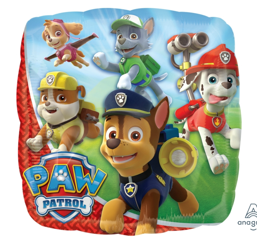 汪汪队立大功狗狗巡逻队 paw patrol 飘空氦气球派对装饰