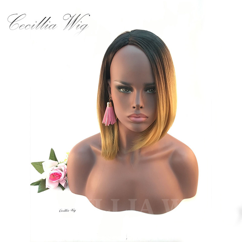 欧美渐变色假发女短发假发套BoBo头ombre wig synthetic hair包邮在类目 美发护发/假发, 假发, 整顶假发中 - 来自Buy2taobao.com提供专业的淘宝代购服务