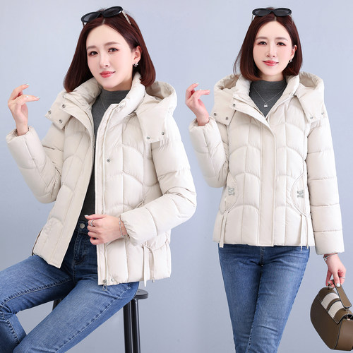 冬季女修身显瘦小棉衣百搭棉服