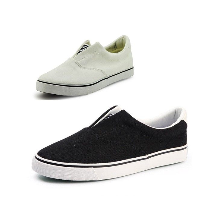 包邮双星鞋黑白色帆布鞋松紧口一脚蹬情侣款运动鞋男女款甲板鞋在类目 运动鞋new, 板鞋/休闲鞋中 - 来自Buy2taobao.com提供专业的淘宝代购服务