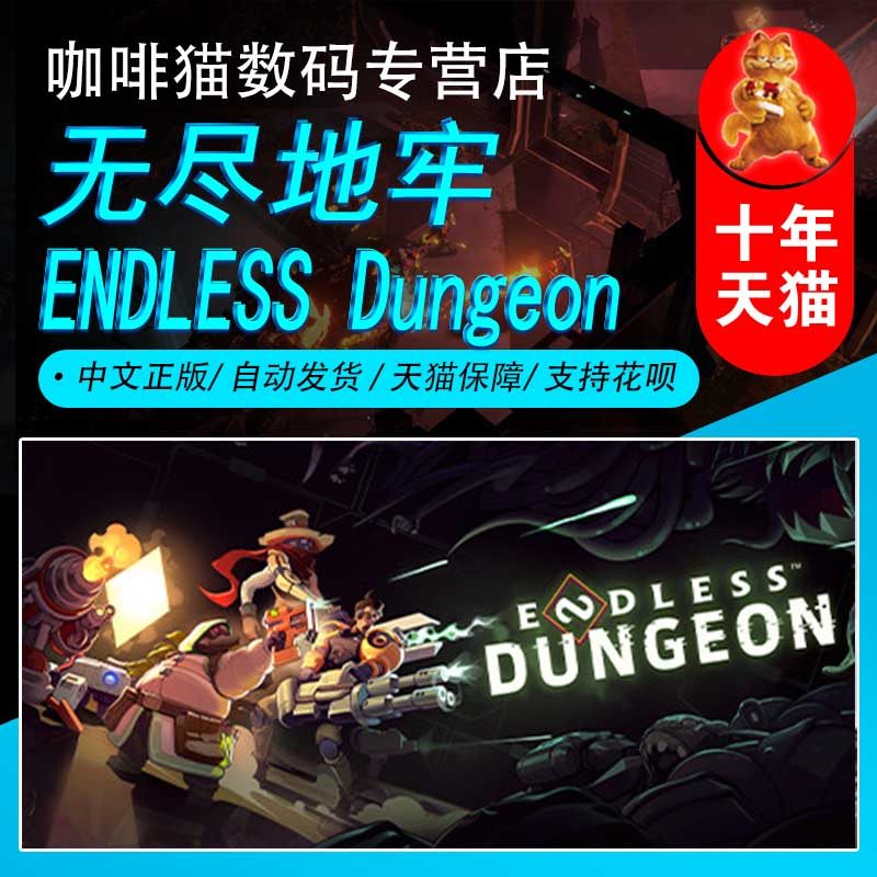pc正版 steam 中文游戏 无尽地牢   endless  dungeon 塔防 探索 动作
