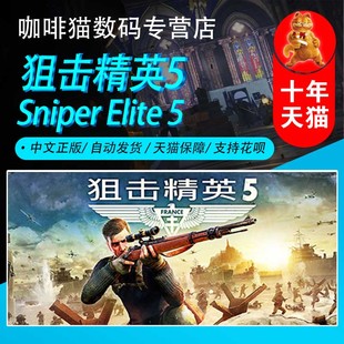 射击 Elite 狙击精英5 PC正版 动作冒险 中文游戏 Sniper steam