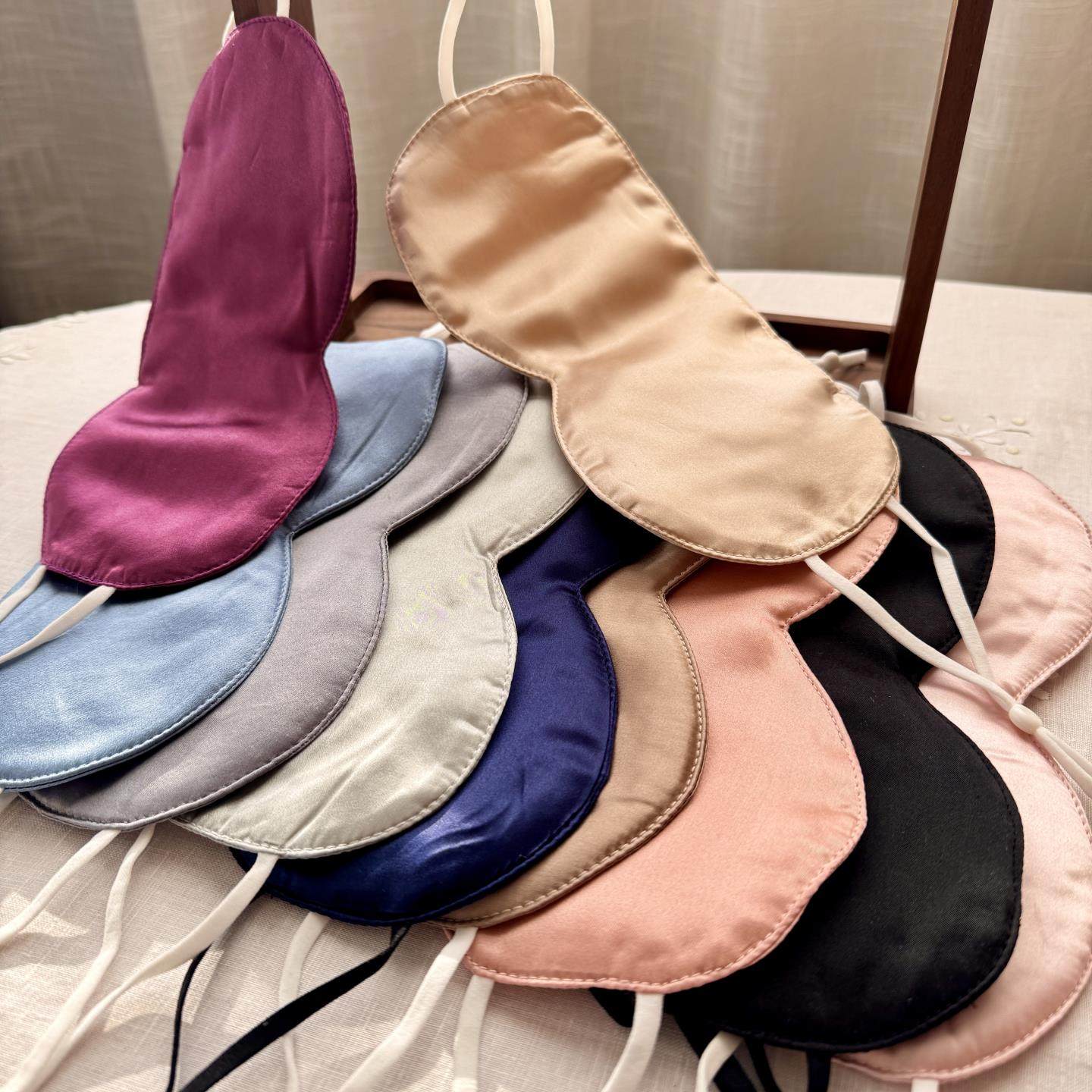 百分百双面桑蚕丝眼罩遮光午睡舒适睡眠专用缓解眼疲劳男女眼罩