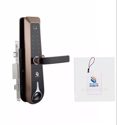 必达智能锁感应门卡指纹锁门禁卡i8 电子锁mini磁卡便携式恒大