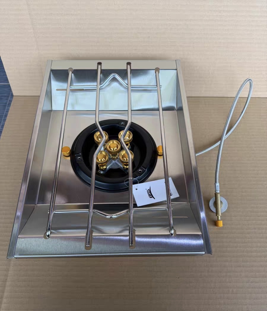 户外炉架炉头一体露营烤炉灶一单元桌配件大功率16000w下沉气炉子