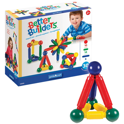 美国GC职业磁力棒玩偶积木2岁