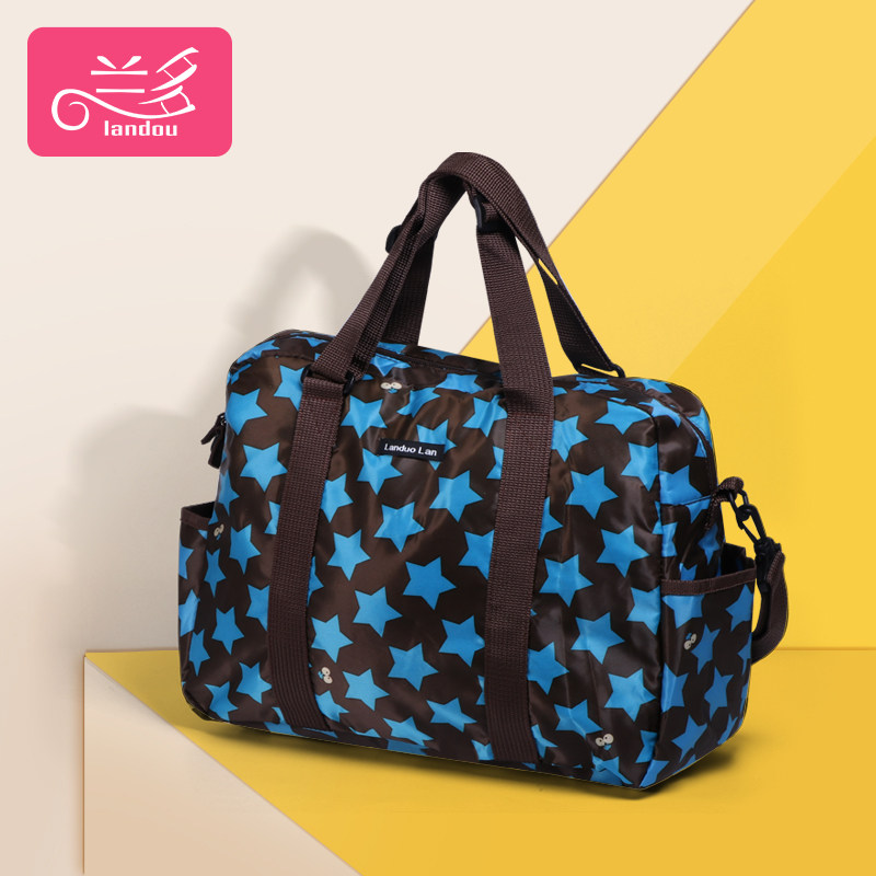 Lando light Mummy Bag High-capacity One shoulder Messenger Mother bag portable multi-function go out leisure time Mother-Baby Packin the Maternity/Maternal supplies/Nutrition , Mummy bag/Bag  category - from Buy2taobao.com to provide professional Taobao agent buy service