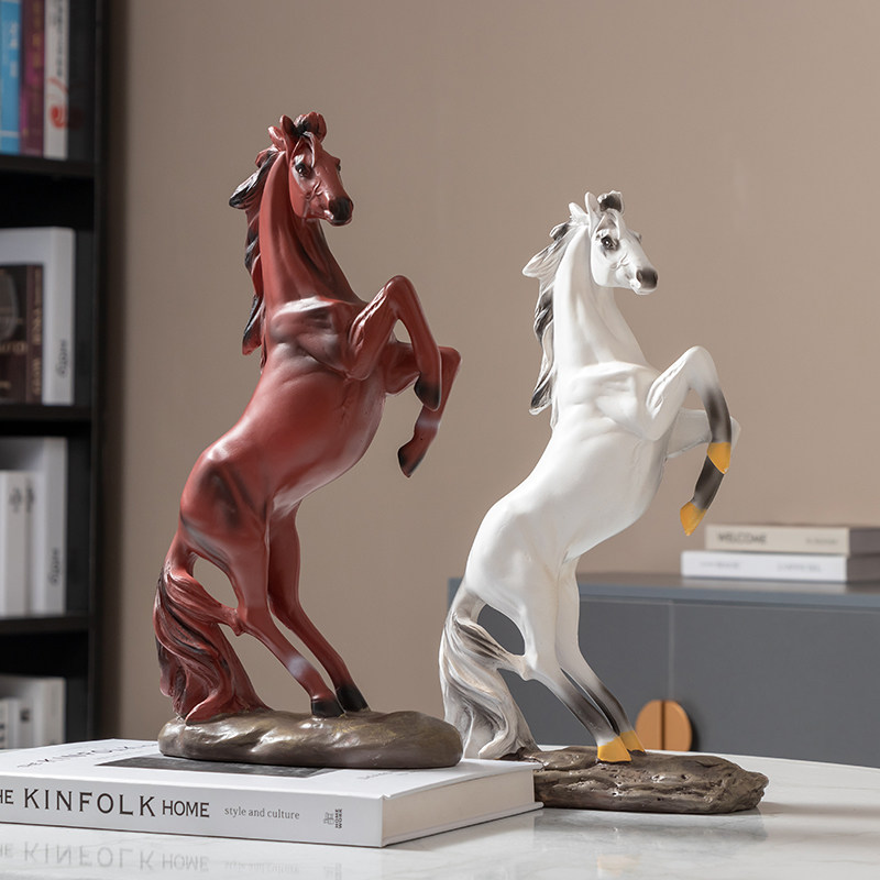 现代简约酒柜玄关家居装饰客厅马到成功乔迁新居礼品办公桌面摆件,家居饰品,装饰摆件,淘宝优惠券,粉丝福利购,淘宝优惠卷