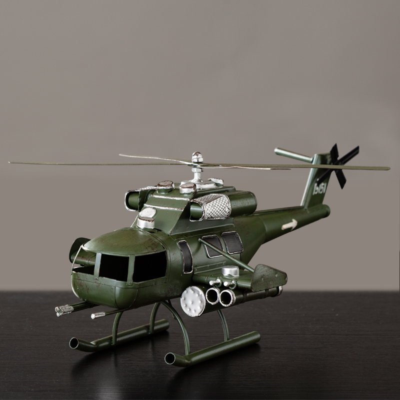 摆设武装飞机模型家居客厅摆件