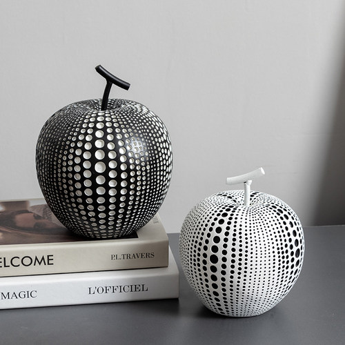 创意抽象苹果波点艺术摆设