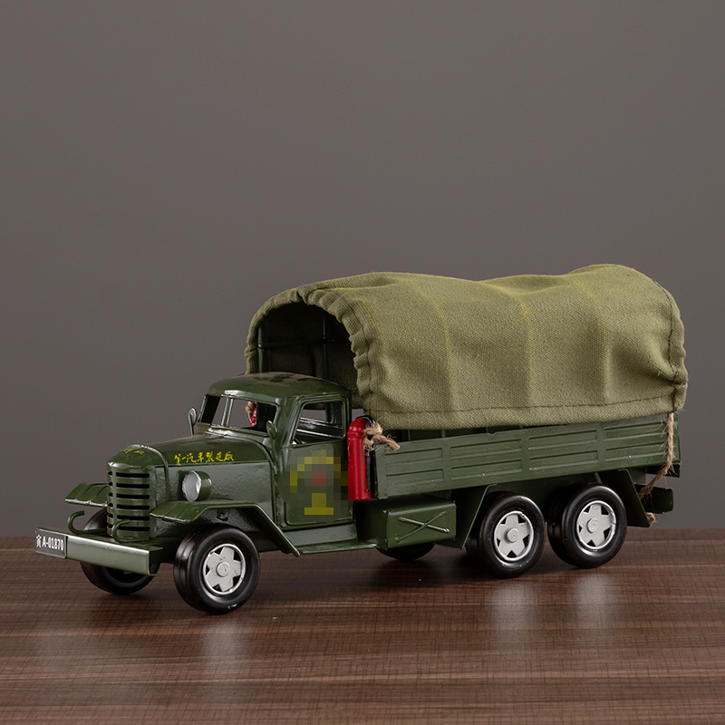 怀旧老式解放车运输酒柜纪念品