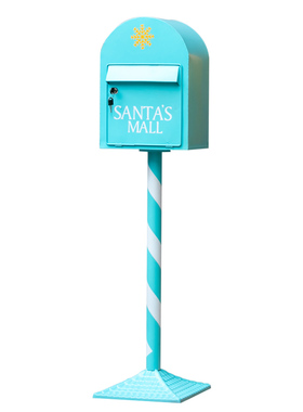 简约乡村别墅信箱室户外防雨田园报纸箱邮筒带锁摄影道具装饰摆件