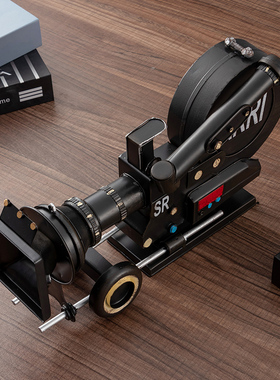 复古老式电影放映机胶片机模型摄影投影机拍照道具橱窗装饰品摆件