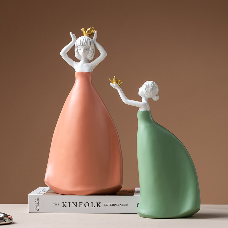 创意轻奢玄关摆件门口鞋柜女孩客厅桌面可爱摆设家居房间软装饰品,家居饰品,桌面摆件,淘宝优惠券,粉丝福利购,淘宝优惠卷