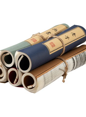 中式样板房装饰书仿真书印字复古中文线装书饰品摆件仿古拍照道具