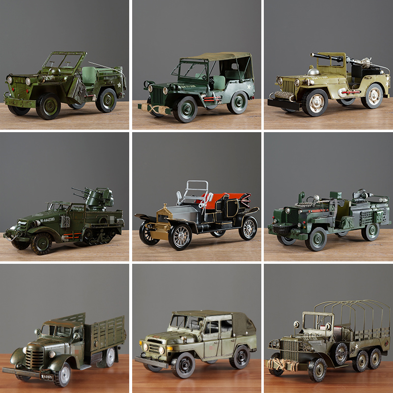 老爷车复古怀旧风仿真模型工艺品