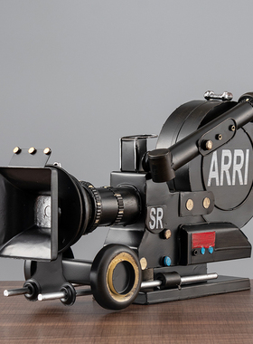 复古老式电影放映机胶片机摄影机拍照道具橱窗装饰品摆件