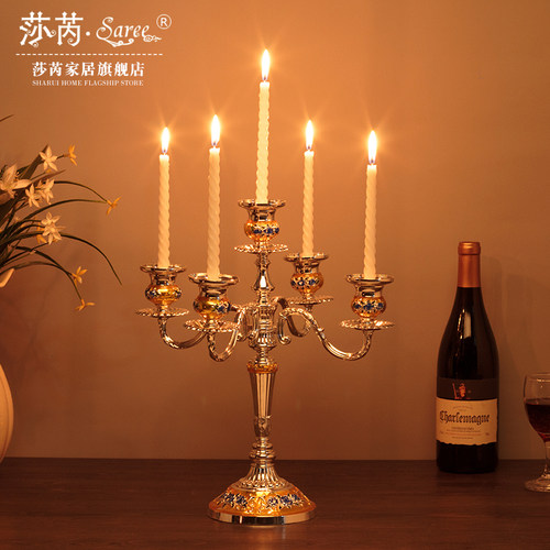蜡烛台欧式摆件复古家居浪漫礼品