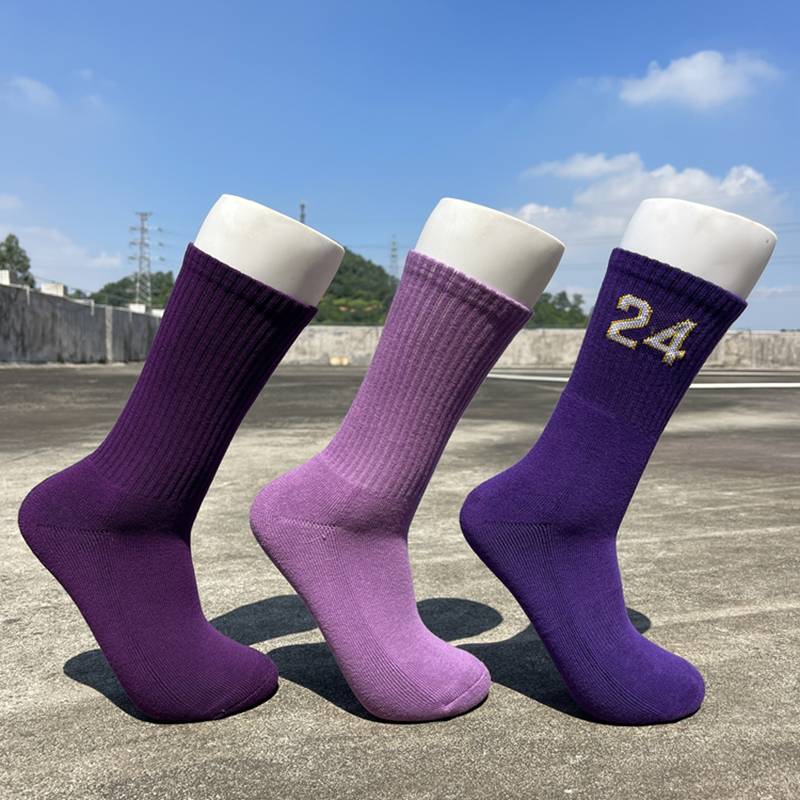 健身加厚毛巾欧美街头滑板长棉袜