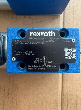 力士乐电磁阀4WE6D62/EG24N9K72L R901235368