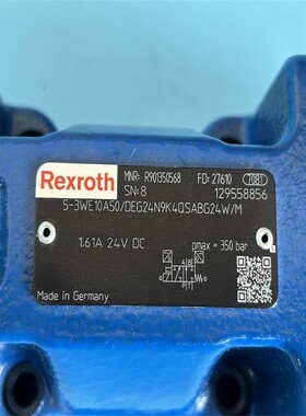 R9013505685-3WE10A5X/DEG24N9K4QSABG24W/M力士乐控制阀全新原装