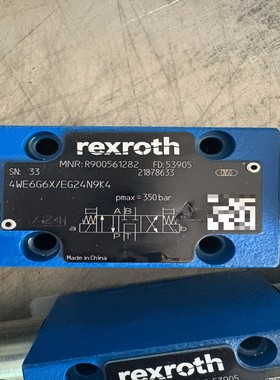 R900561282 4WE6G6X/EG24N9K4力士乐