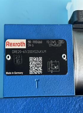 R901240660 DRE20-6X/200YG24K4M力士乐比例减压阀全新原装正品