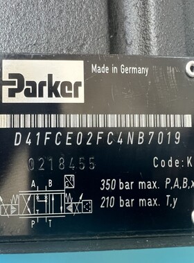 D41FCE02FC4NB70,派克比例方向控制阀