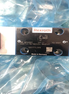 力士乐比例阀0811402017 DBETX-1X/1800G24-8NZ4M全新原装