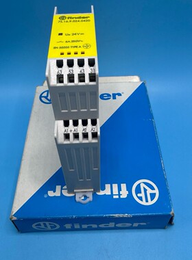 7S.16.9.024.0420芬德Finder安全继电器24V DC供电额定电流6A