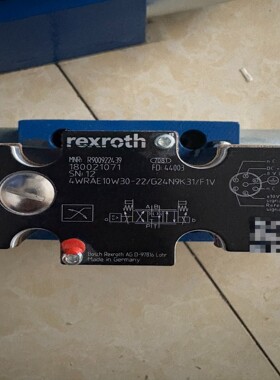 全新Rexroth力士乐比例阀4WRAE10W30-22/G24N9K31/F1V R900922439