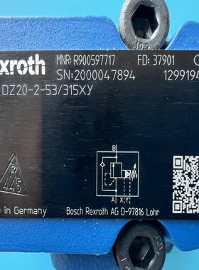 R900597717 DZ20-2-5X/315XY力士乐压力顺序阀