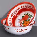 老式 加厚搪瓷洗脸盆洗脚泡脚盆家用面盆结婚喜盆洗屁屁盆洗菜盆