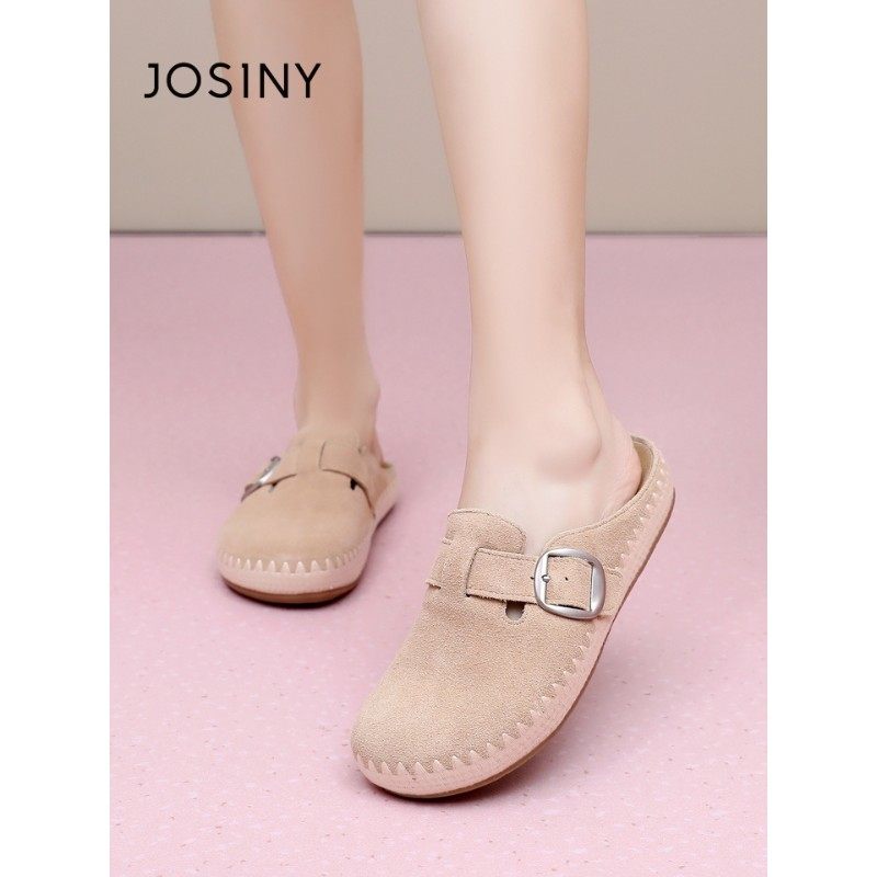 卓诗尼2026春季新款休闲半拖鞋时尚舒适包头拖鞋潮流厚底勃肯鞋女,女鞋,勃肯鞋/软木鞋,淘宝优惠券,粉丝福利购,淘宝优惠卷