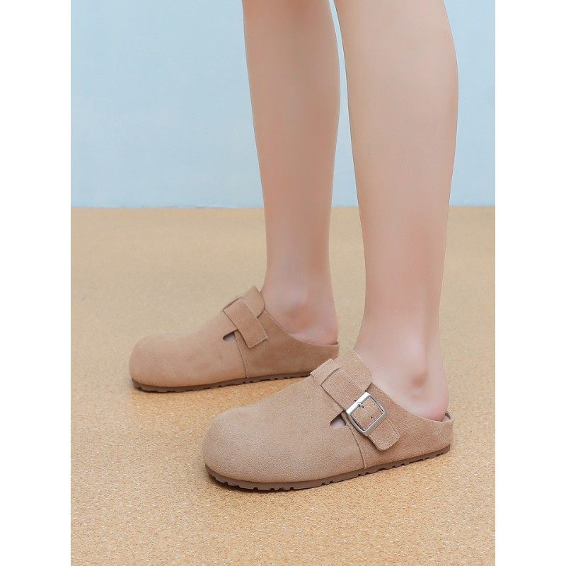 卓诗尼2025秋季新款休闲拖鞋时尚舒适勃肯鞋潮流厚底外穿包头拖鞋,女鞋,包头拖,淘宝优惠券,粉丝福利购,淘宝优惠卷