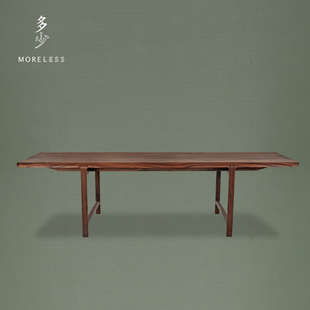 多少同舟茶室中式 实木禅意茶桌椅组合办公会客接待桌黑胡桃木茶室
