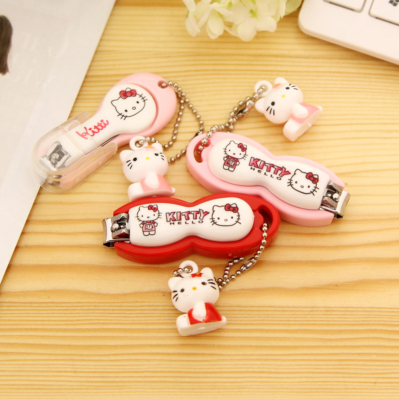 可爱卡通Hello kitty指甲钳家用指甲刀便携儿童成人指夹趾甲剪刀