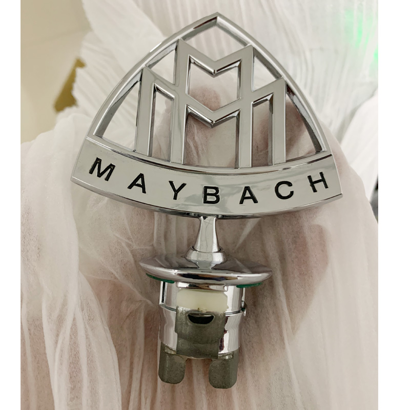 适用奔驰迈巴赫车标S480前标S450立标GLS480尾标S级E级改装机盖标