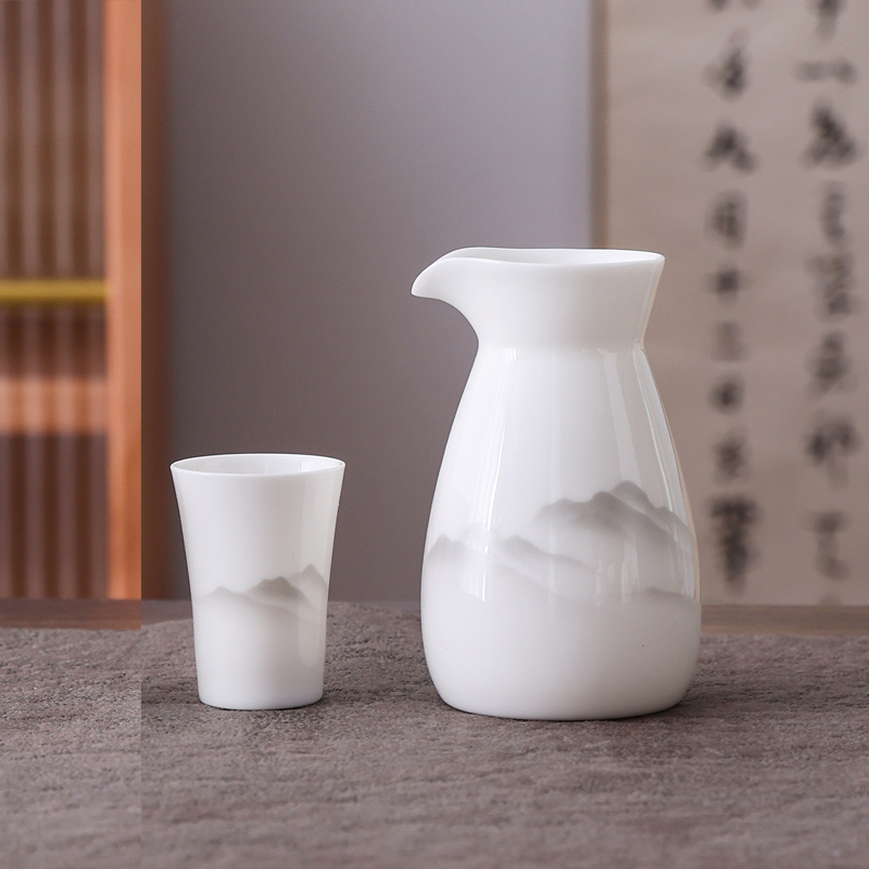 15ml水墨山水白酒酒杯酒具分酒器
