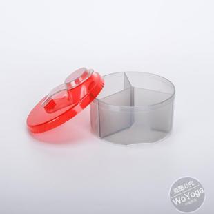 包邮FtMk健身蛋白粉盒子 药粉补剂罐维生素胶囊盒 三格奶粉收纳盒