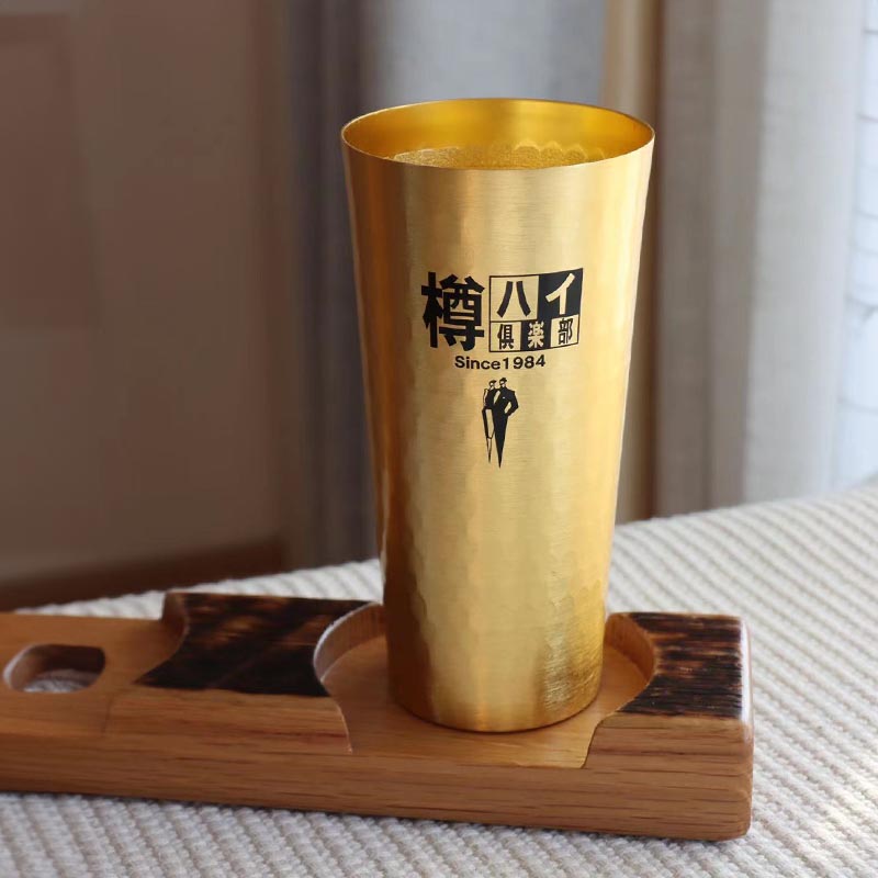 樽嗨鸡尾酒杯日本进口高档金色