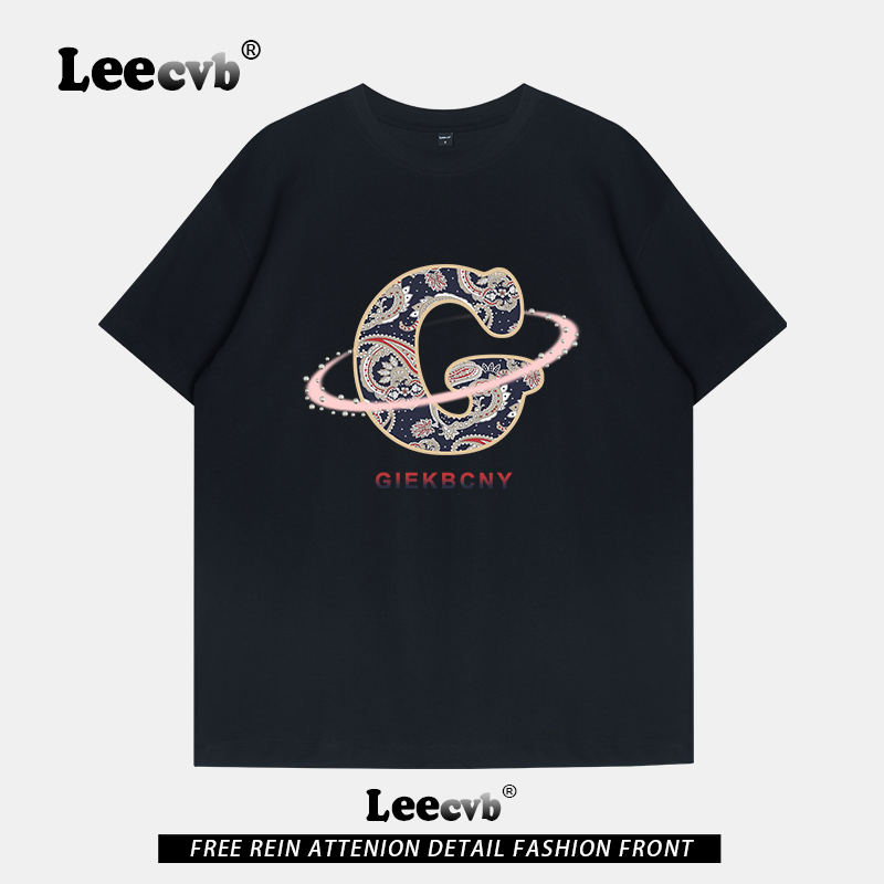 【品牌大促】LEEcvb官方潮牌图案纯棉短袖t恤男女同款联名上衣夏