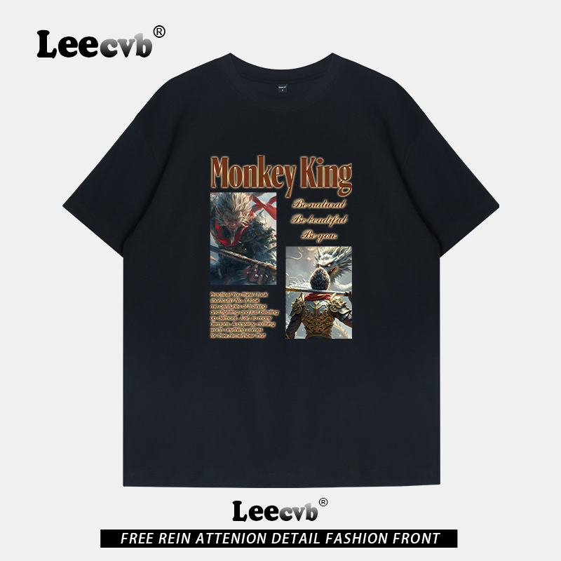 【品牌大促】LEEcvb官方潮牌图案纯棉短袖t恤男女同款联名上衣夏