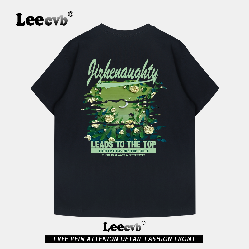 【专柜正品】LEEcvb官方潮牌图案纯棉短袖t恤男女同款联名上衣夏