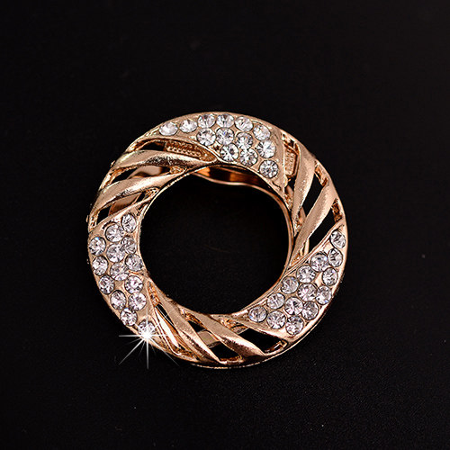 Broche femme en Zircon diamant - Ref 1187353 Image 3