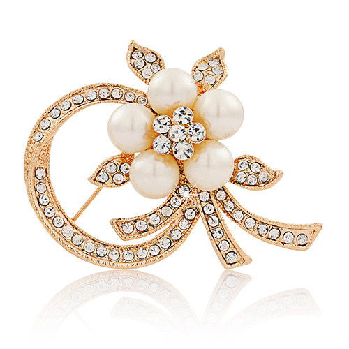 Broche femme en Zircon diamant - Ref 1174210 Image 3
