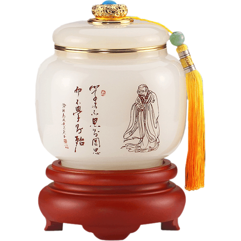 琉璃家居客厅中式风送长辈摆件